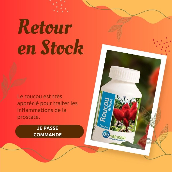 Retour en Stock du Roucou en gélules