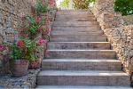 Garden stairs